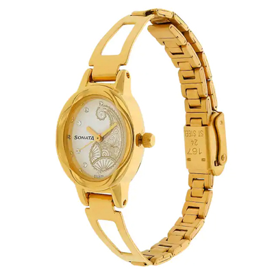 "Sonata Ladies Watch 8085YM02 - Click here to View more details about this Product